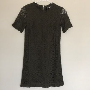 H&M Olive Green Lace Dress